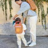 Rugzakje Lässig - Little one & me square caramel
