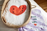 Tetradoek Lässig - XL happy rascals heart (set van 2)