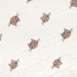 tetradoek Lässig - Tiny team cat (set van 3) 60x60cm