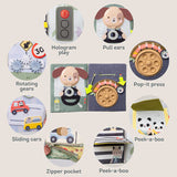 Sensory Boekje Taf Toys - Ride time busy book