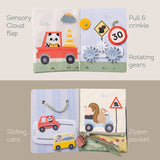 Sensory Boekje Taf Toys - Ride time busy book