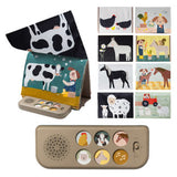 Tummy Time book Taf Toys - Farm musical