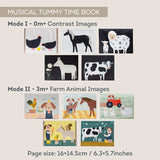 Tummy Time book Taf Toys - Farm musical