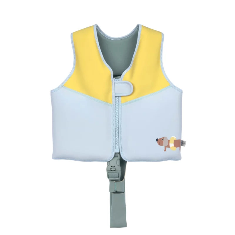 Zwemvest Lässig - Illusion Blue/Pale Yellow (15-19kg)