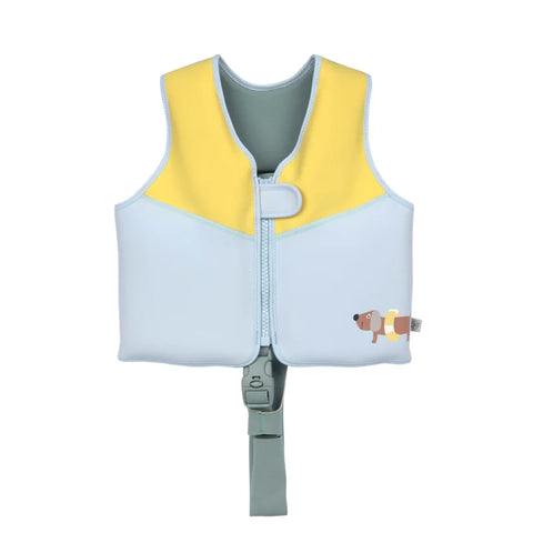 Zwemvest Lässig - Illusion Blue/Pale Yellow (15-19kg)