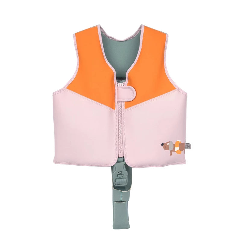 Zwemvest Lässig - Pale Pink/Orange (15-19kg)