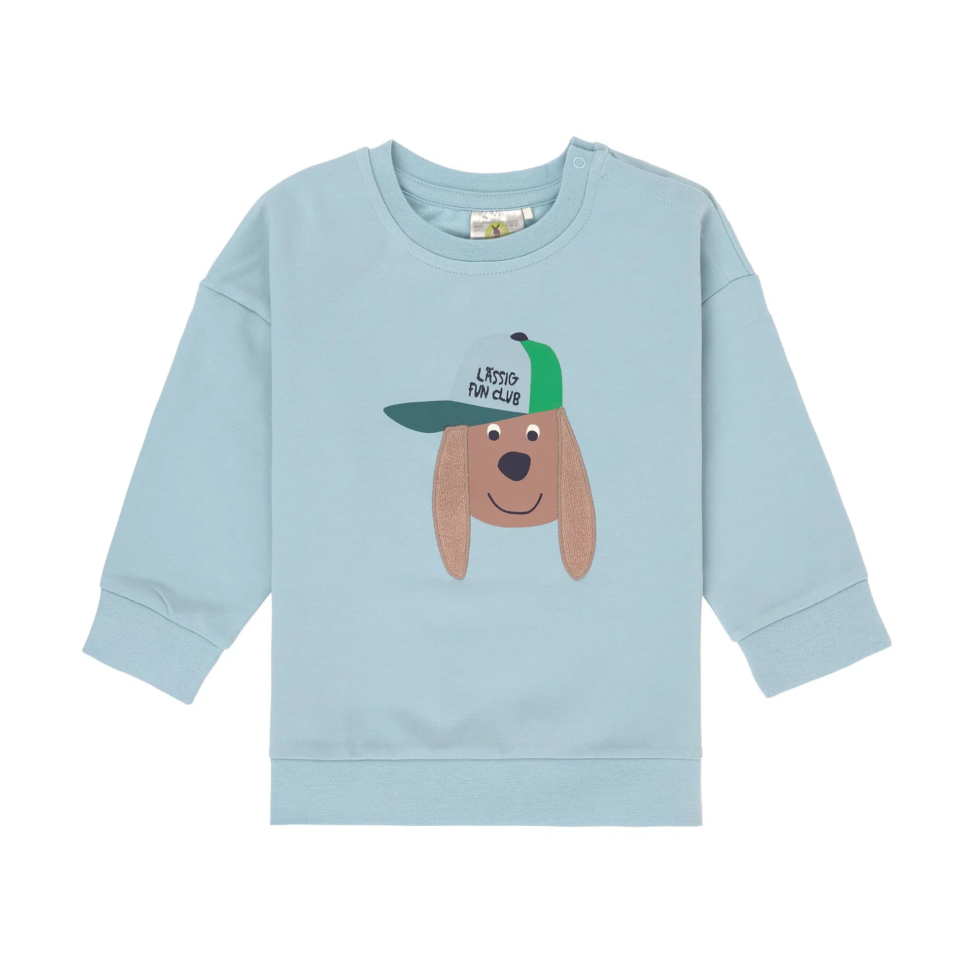 Trui Lässig - Dog pale blue