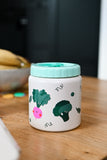 voedsel bewaarpot The Cotton Cloud - Big Veggie Pals (500ml)
