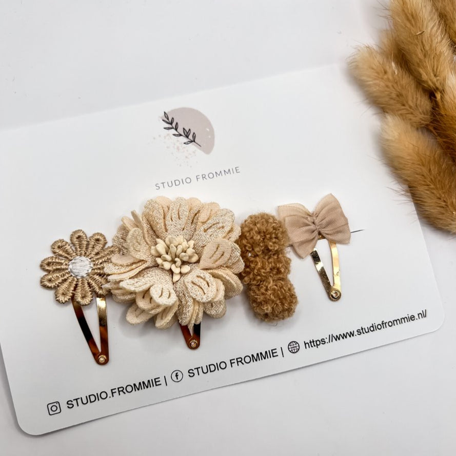 Set haarspeldjes Studio Frommie - Lilly Gold