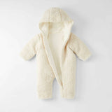 Cloby - Teddy suit off white 3-6m