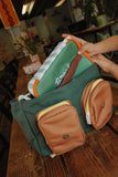 koeltas Hello hossy - Green Stripes