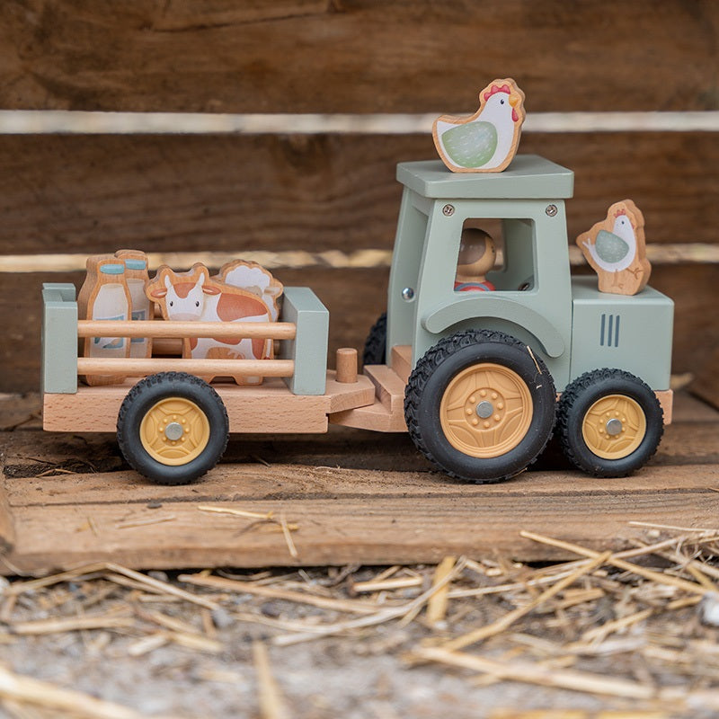Tractor met trailer Little Dutch - Little farm