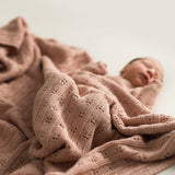 dekentje Micu Micu - Crochet Old Rose