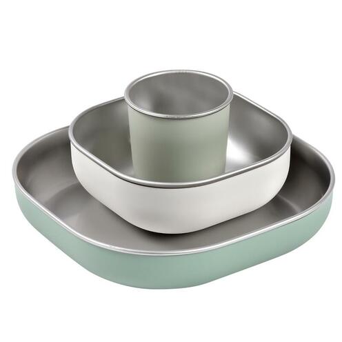 Bordensetje Béaba - RVS sage green