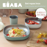 Bordensetje Béaba - RVS sage green