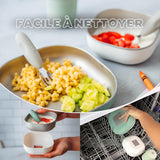 Bordensetje Béaba - RVS sage green