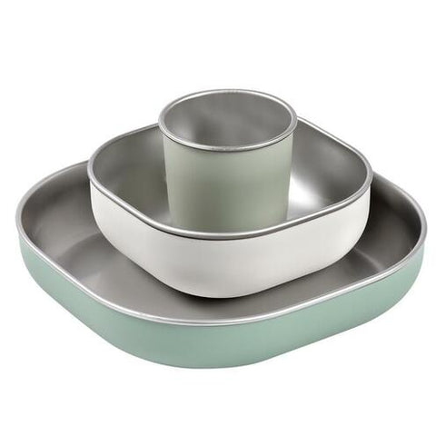Bordensetje Béaba - RVS sage green