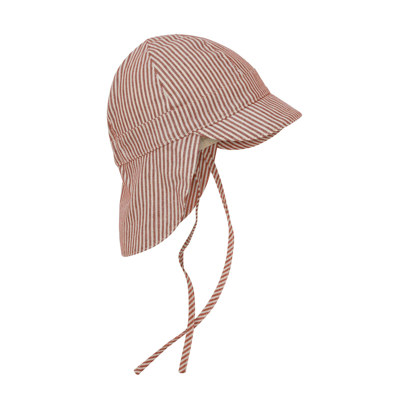 Zonnehoedje Huttelihut woven stripe - Irish cream