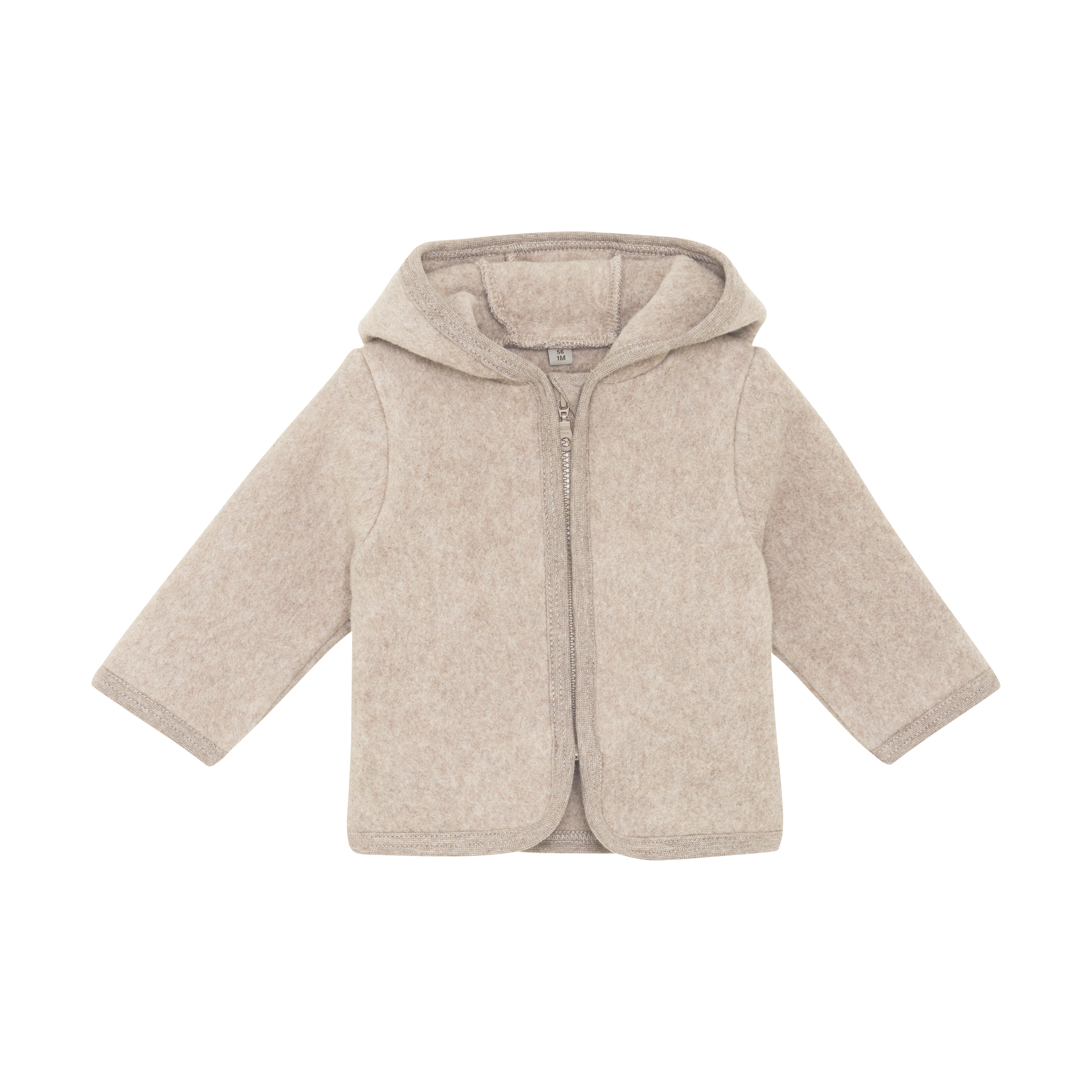 Baby jasje Huttelihut - Cotton Fleece Camel Melange