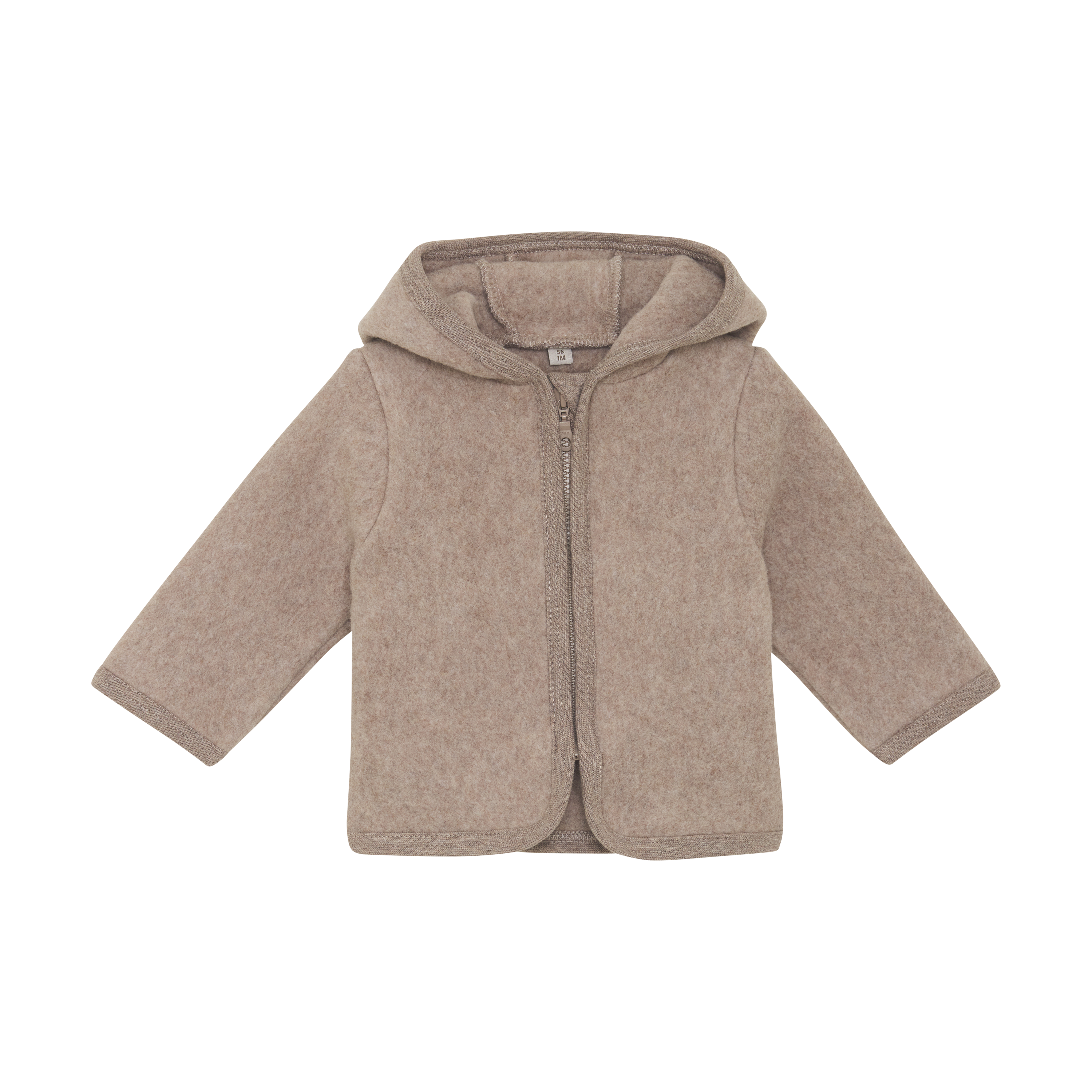 Baby jasje Huttelihut - Cotton Fleece Savannah Melange