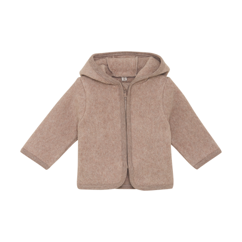 Baby jasje Huttelihut - Cotton Fleece Savannah Melange