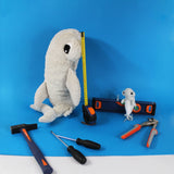Knuffel Les Déglingos - mama en baby hamerhaai