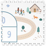 2-in-1 puzzelmat en opbergbox Play & Go - EEVAA Hopscotch (120x180cm)