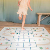 2-in-1 puzzelmat en opbergbox Play & Go - EEVAA Hopscotch (120x180cm)