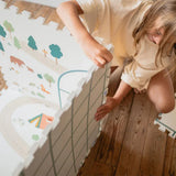 2-in-1 puzzelmat en opbergbox Play & Go - EEVAA Hopscotch (120x180cm)