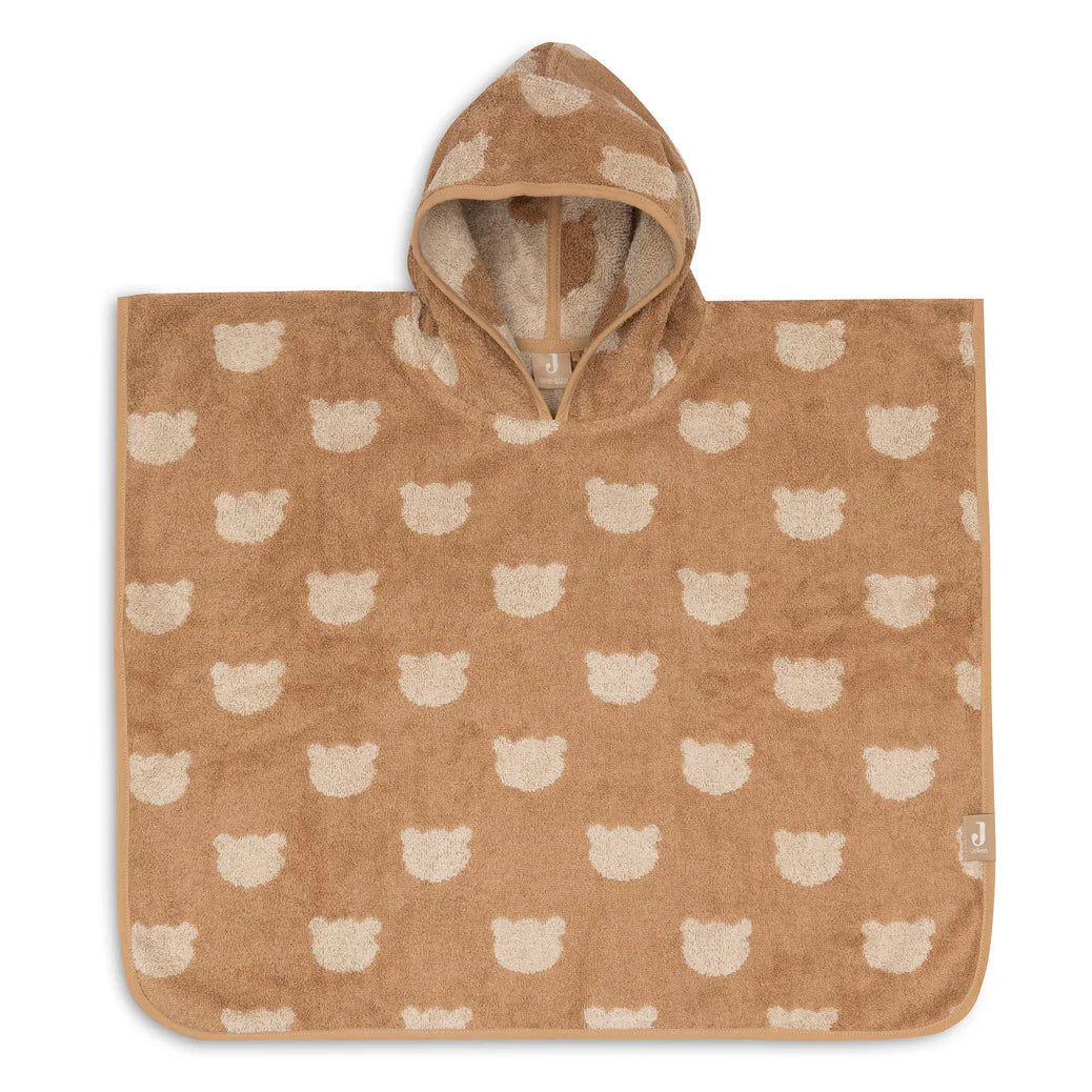 Poncho Jollein - Jacquard Reversible - Teddy Bear
