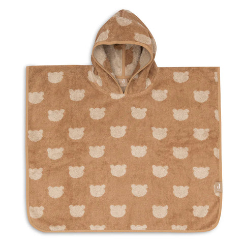Poncho Jollein - Jacquard Reversible - Teddy Bear