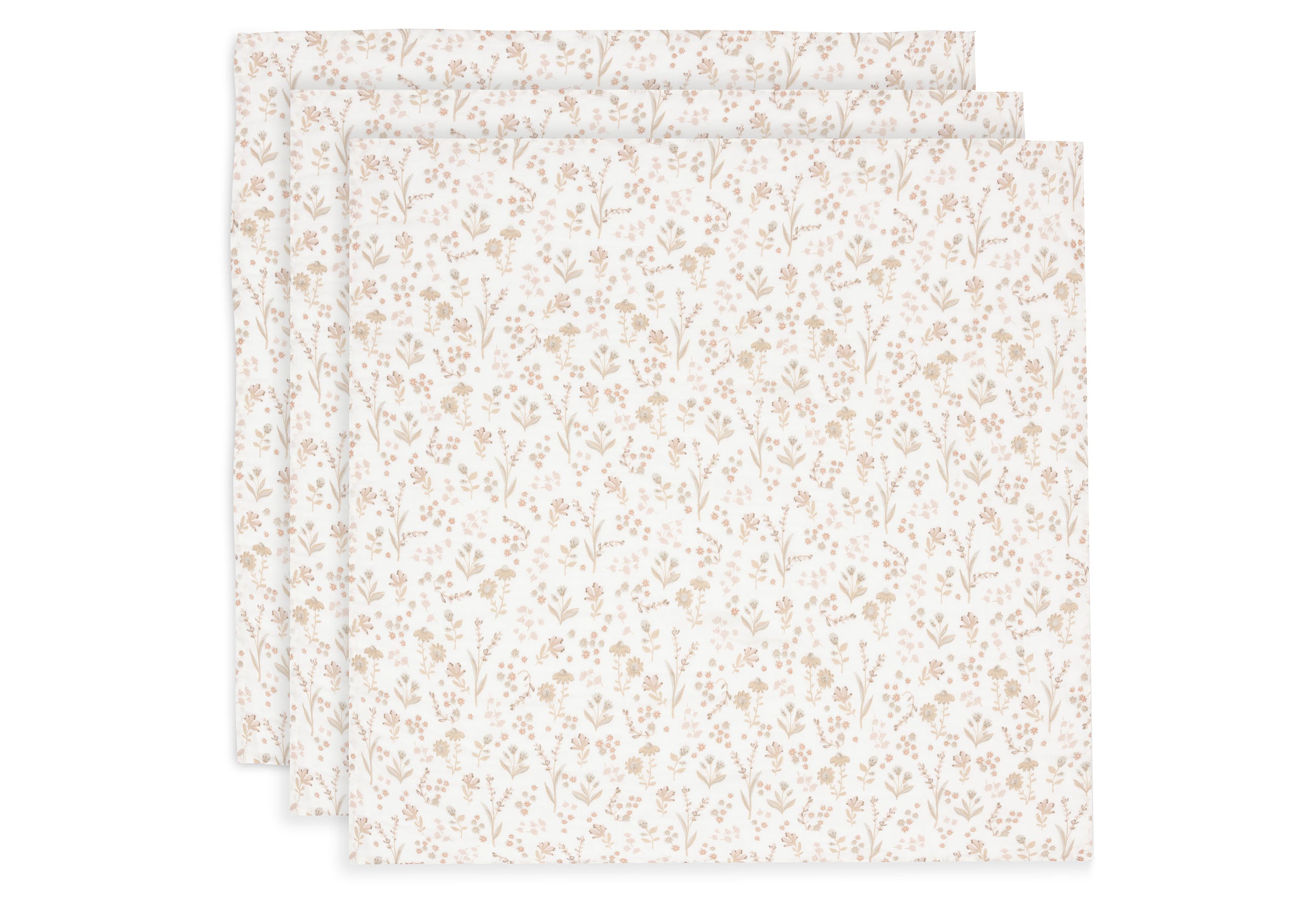 Tetradoek Jollein - Bloomy 70x70cm (set van 3)