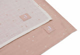 Tetradoek Jollein - Twinkling Wild Rose 115x115cm (set van 2)