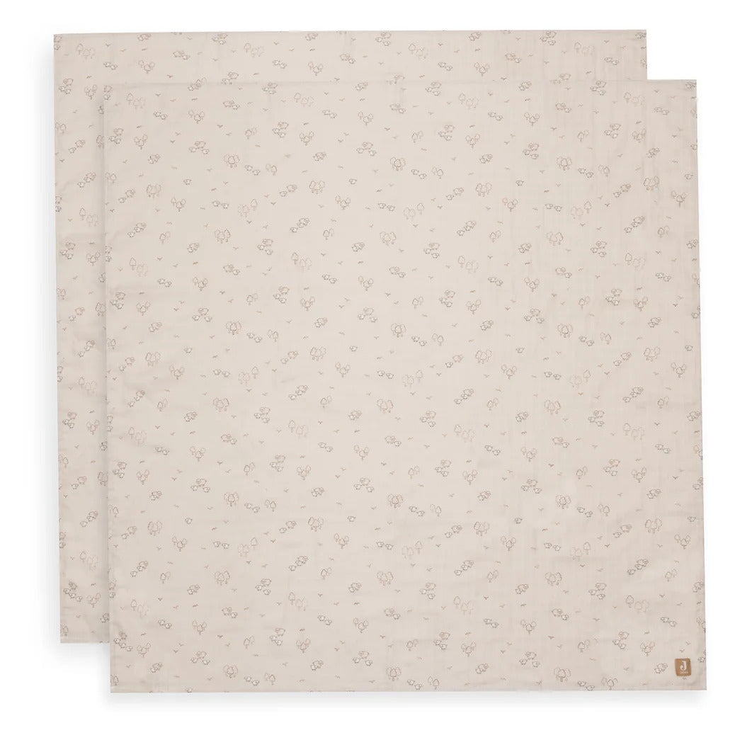 Tetradoek Jollein - Woolly 115x115cm (set van 2)