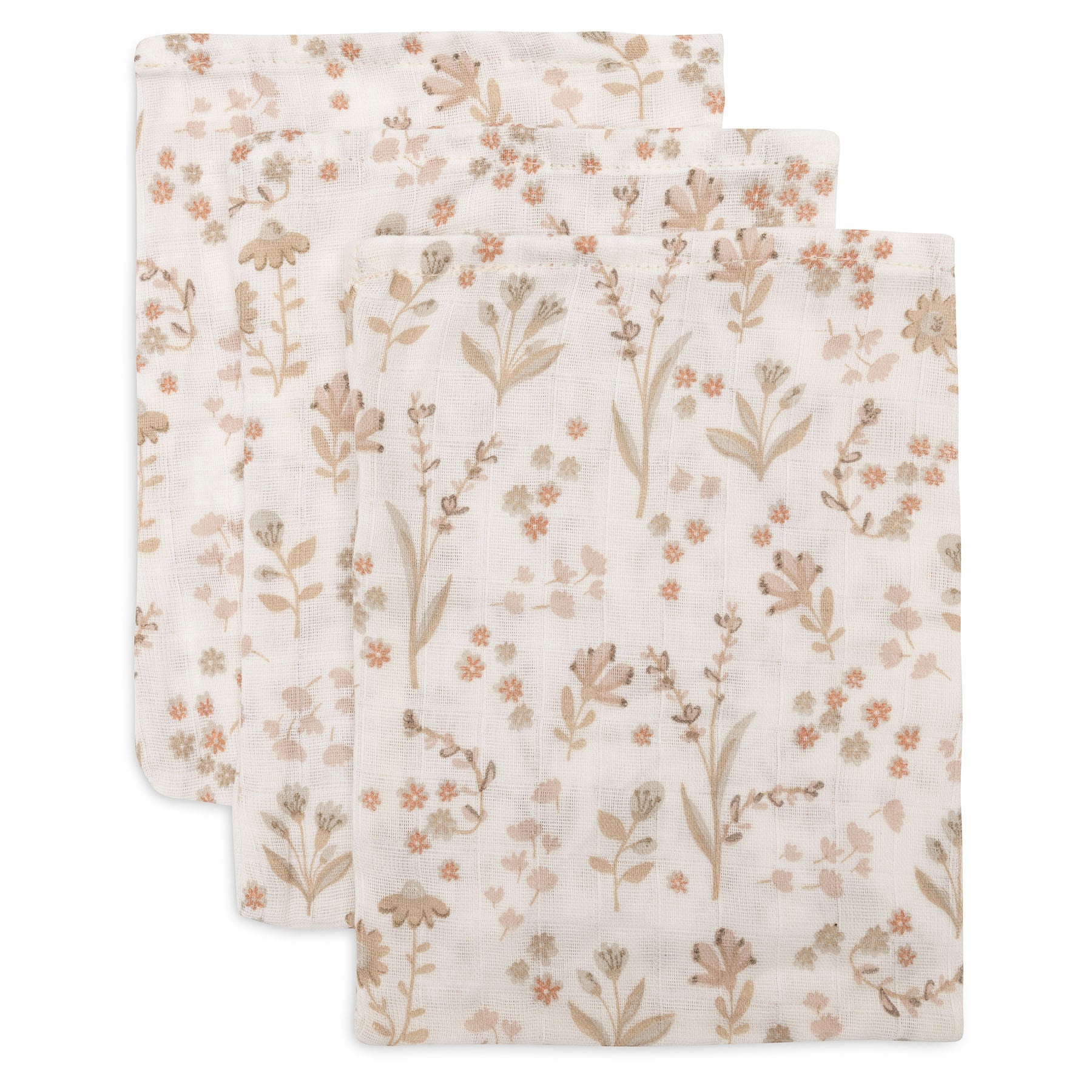 Tetra washandjes Jollein set van 3 - bloomy