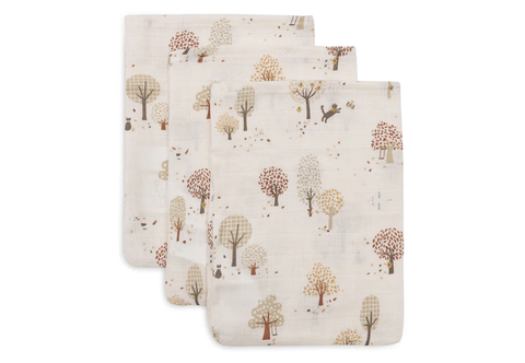 Tetra washandjes Jollein set van 3 - tiny park