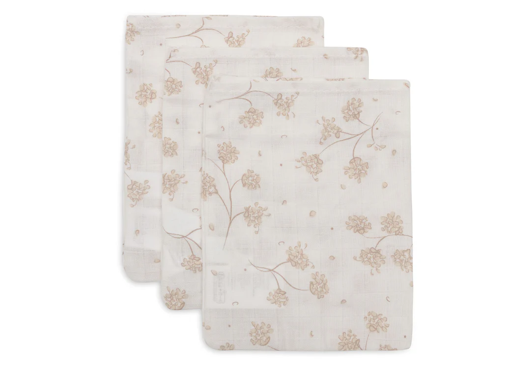 Tetra washandjes Jollein set van 3 - leafy