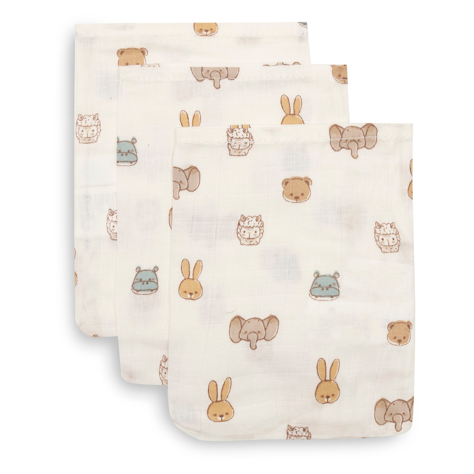Tetra washandjes Jollein set van 3 - Jollies