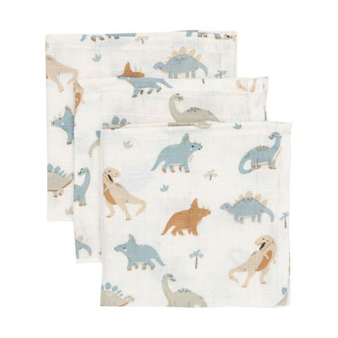 Tetra monddoekje Jollein set van 3 - Roarsome