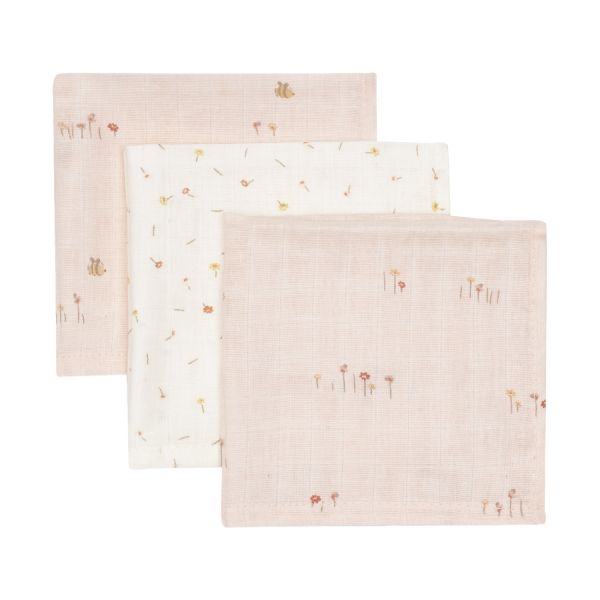 Tetra monddoekje Jollein set van 3 - Pretty Picnic