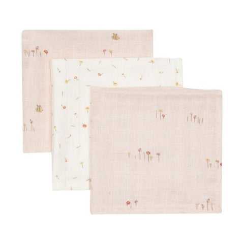 Tetra monddoekje Jollein set van 3 - Pretty Picnic