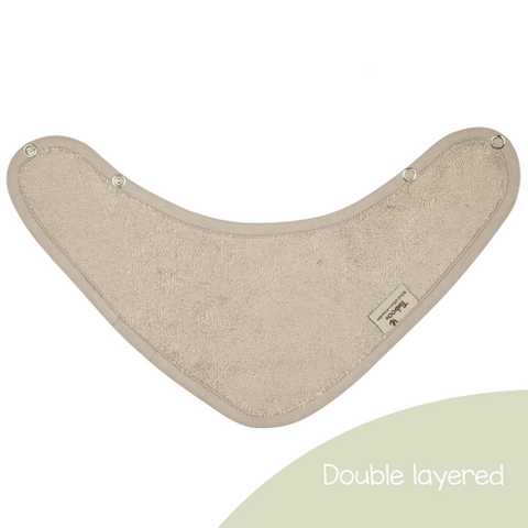 Double layered Bandana Timboo - Feather Grey