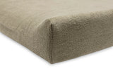 Waskussenhoes Jollein -  badstof olive green