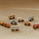 Houten speelgoed Little dutch - voertuigenset