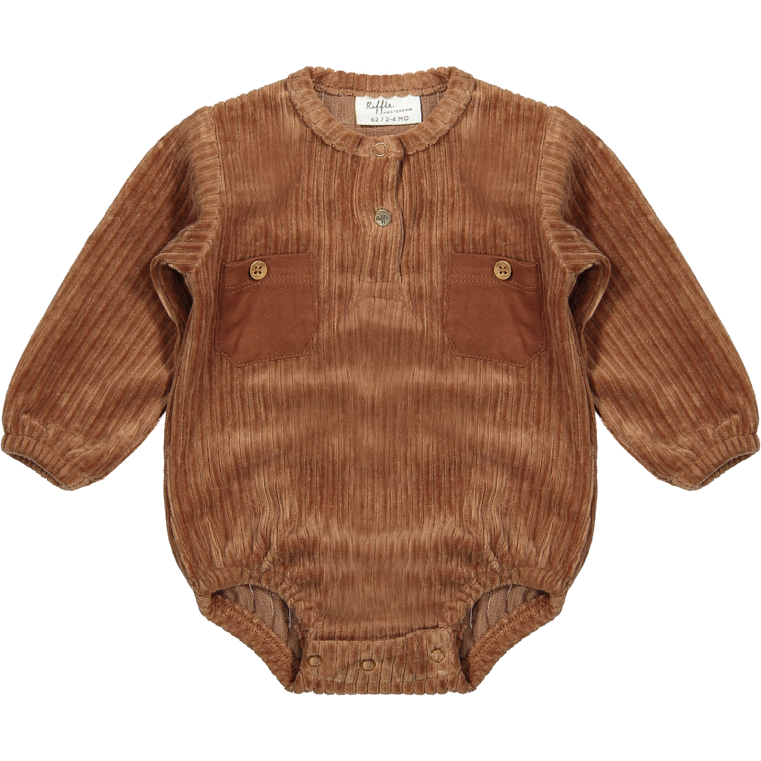 romper Riffle - Corduroy rib brown Lewis