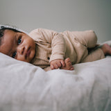Onesie Riffle - Sky terry stripe