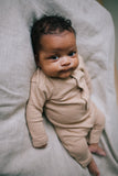 Onesie Riffle - Sky terry stripe