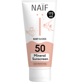 Zonnecrème Naïf 0% parfum - SPF50 crème 175ml