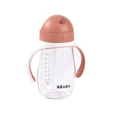 Drinkbeker met rietje Béaba - Terracotta
