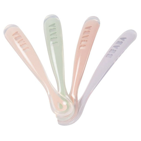 Set van 4 lepels Béaba - cotton candy